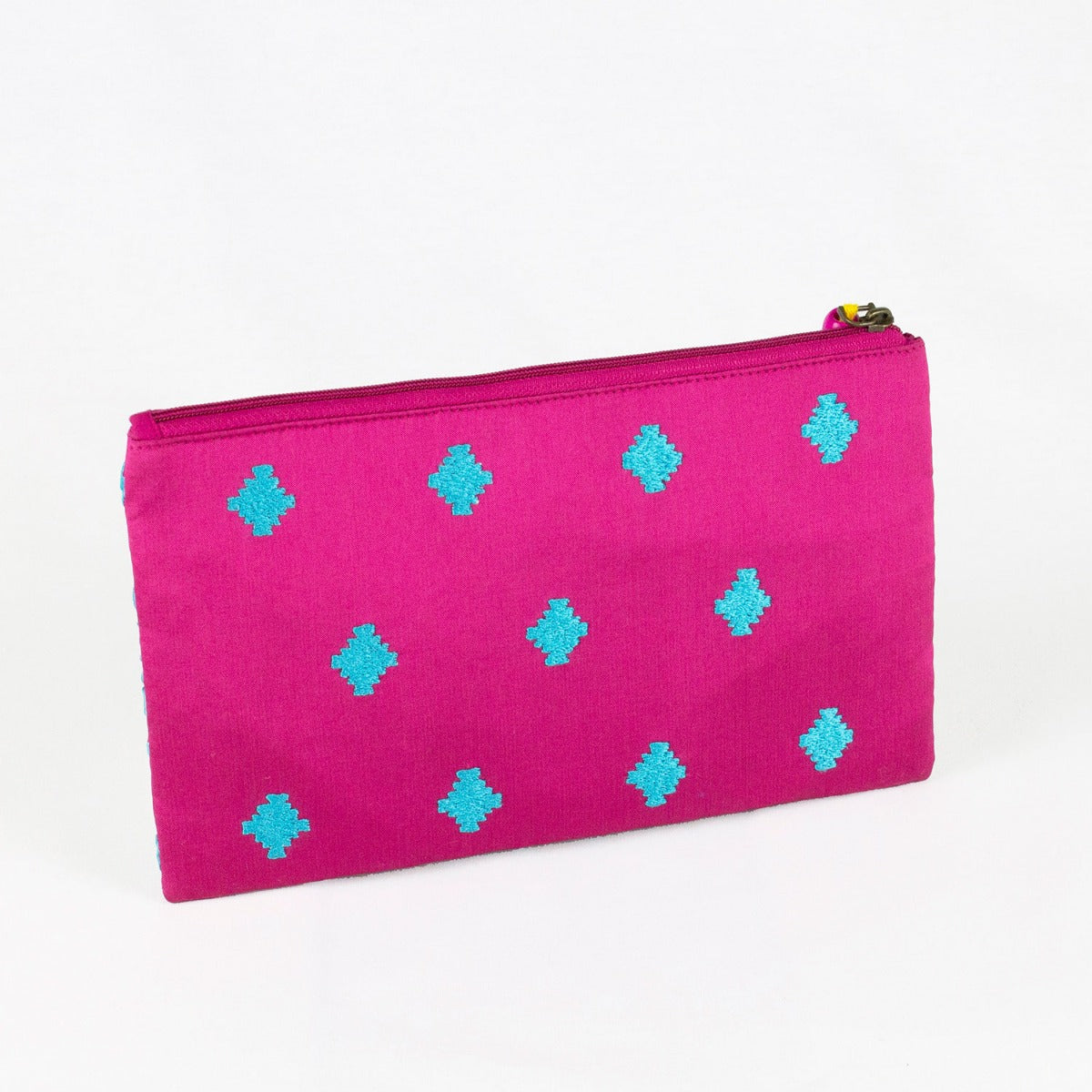 Retro trousse rosa e turchese