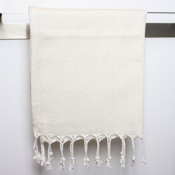 Asciugamano elegante bianco