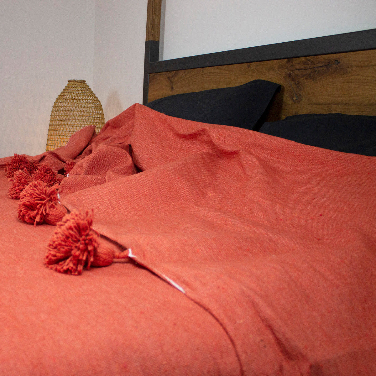 copriletto matrimoniale arancione