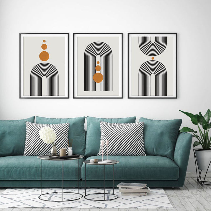 trittico astratto