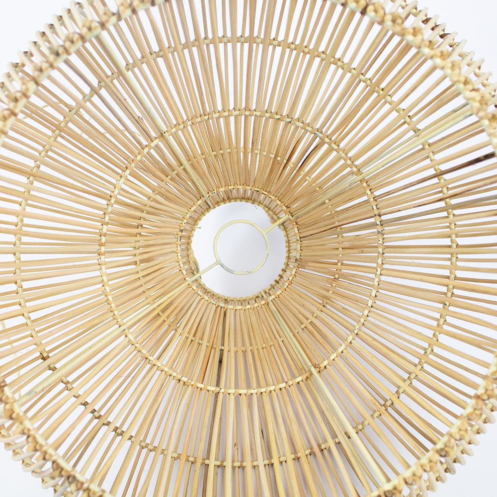 lampada sospensione rattan