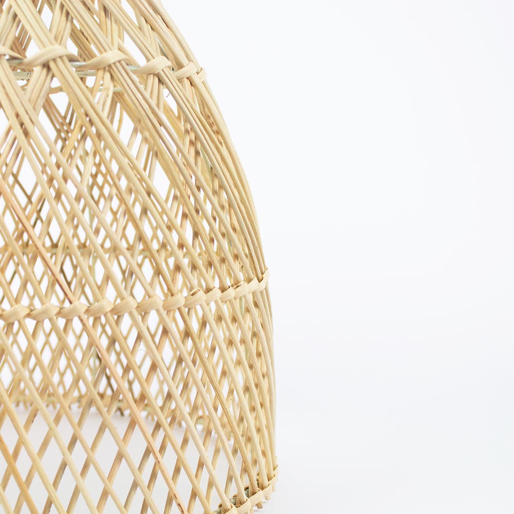 lampada sospensione rattan