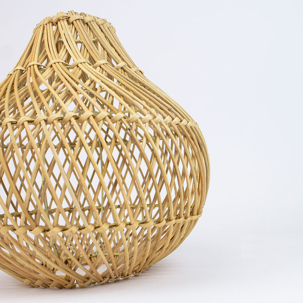lampada in rattan
