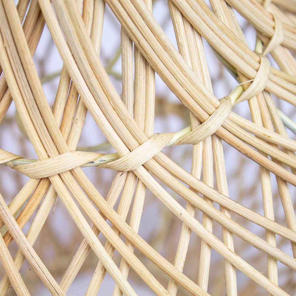 lampada sospensione rattan