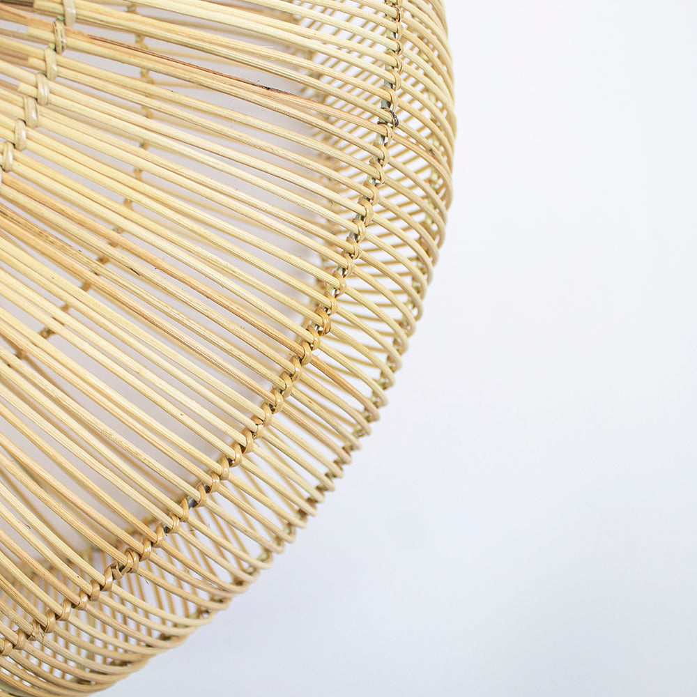lampada di rattan