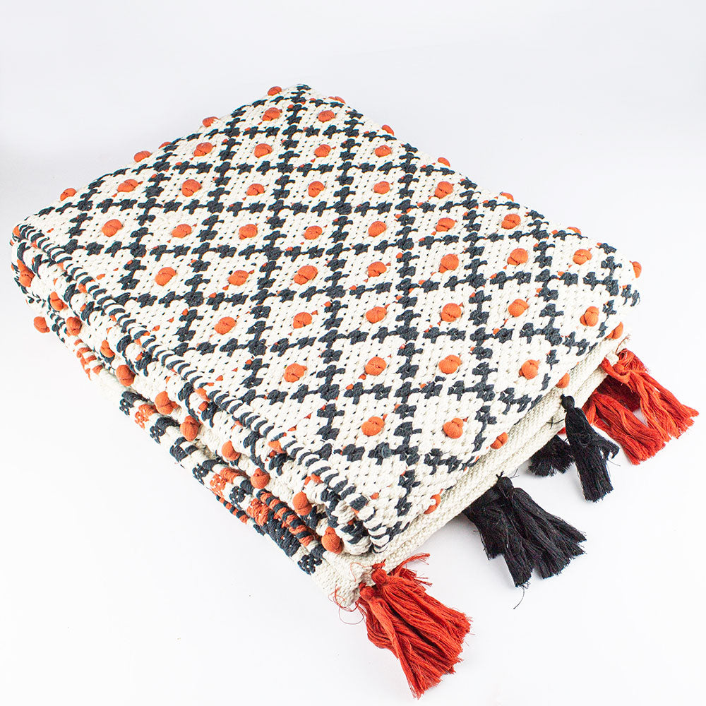 tappeto etnico cotone