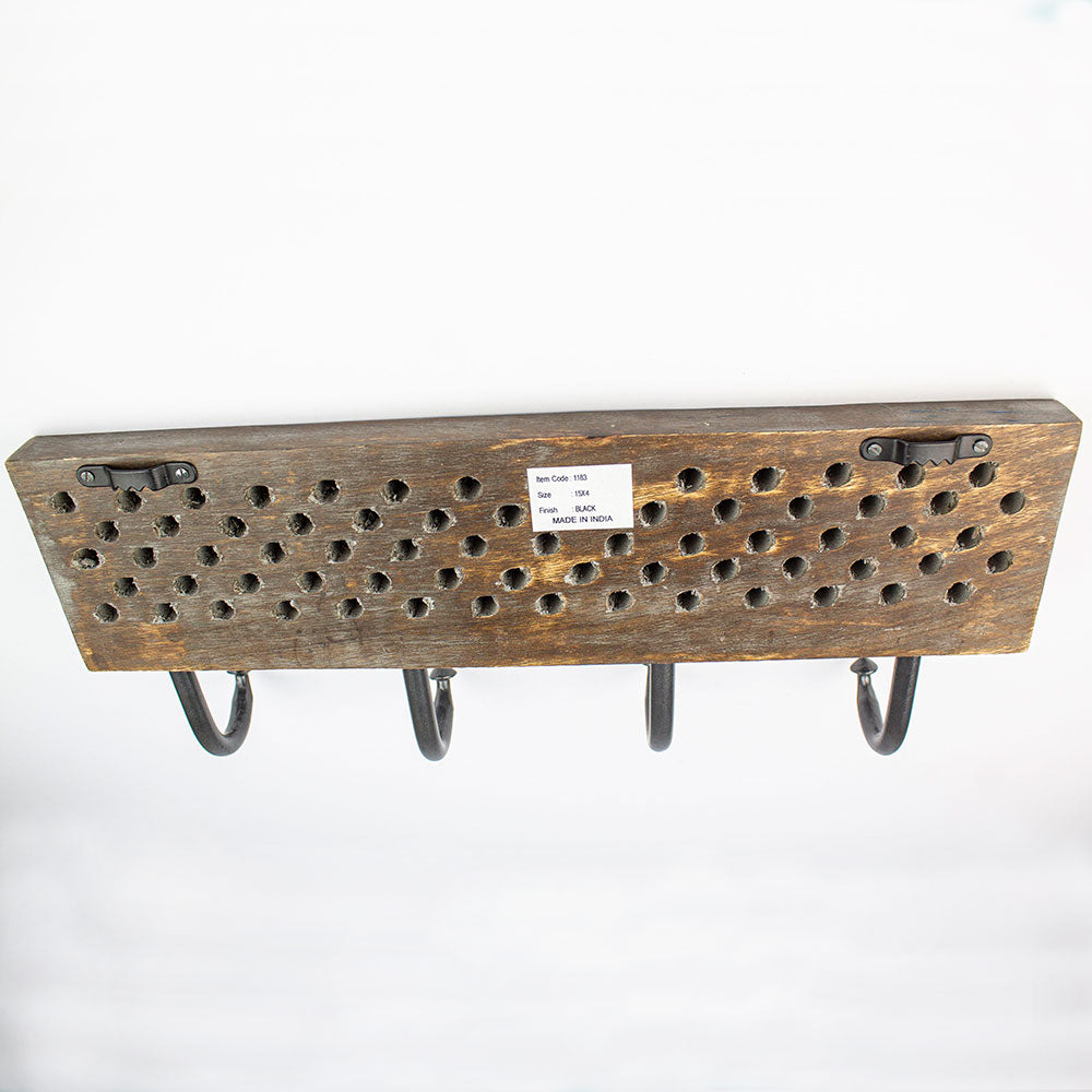 attaccapanni da parete in legno