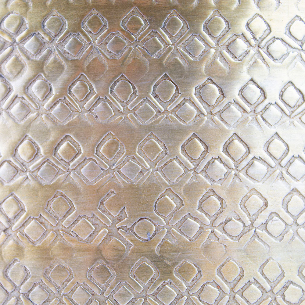 Vaso per piante dorato