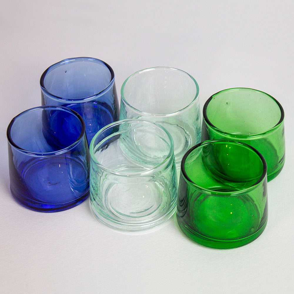 set bicchierini vetro