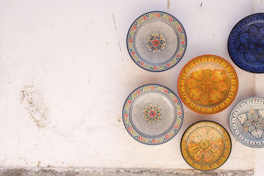 Piatti decorativi da parete, il nostro primo acquisto in Marocco