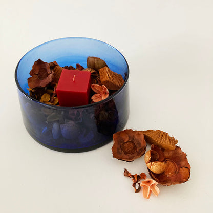 JELD - Ciotola centrotavola in vetro blu