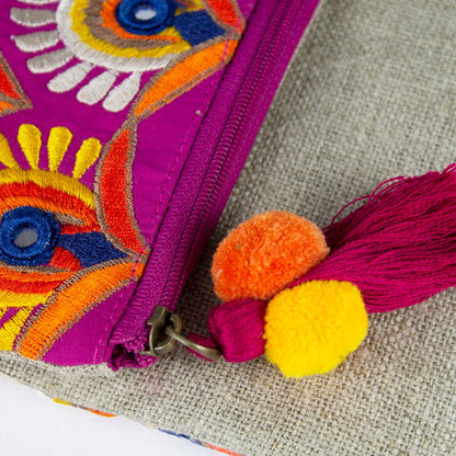 pochette colorata con nappe