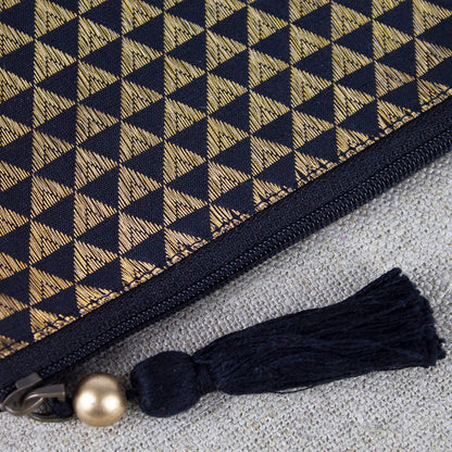 pochette nera e oro