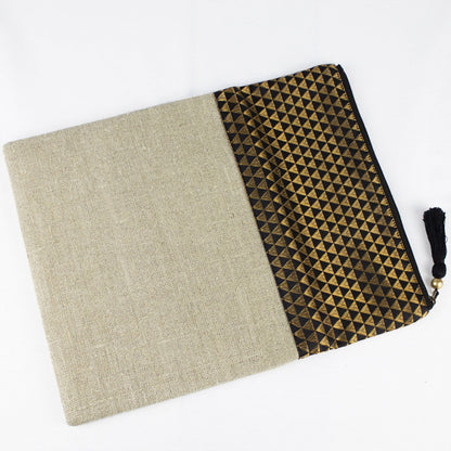 pochette decorazione geometrica