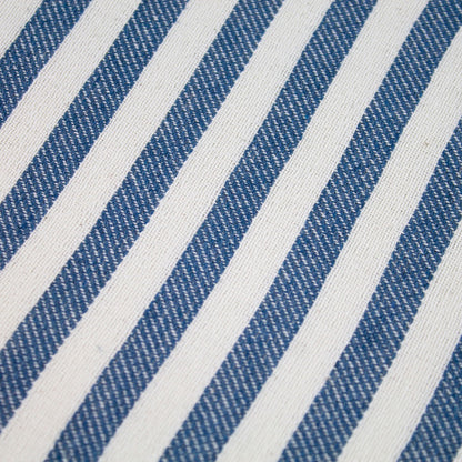 Telo fouta bianco e blu classico