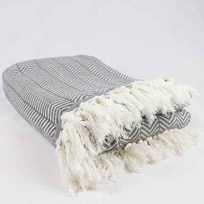 coperta matrimoniale grigia