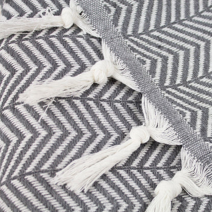 coperta matrimoniale decoro a spina di pesce