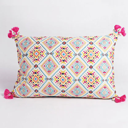 Cuscino rettangolare colorato