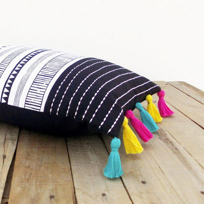 Cuscino rettangolare colorato