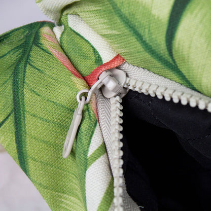 Apertura zip borsa cotone estiva