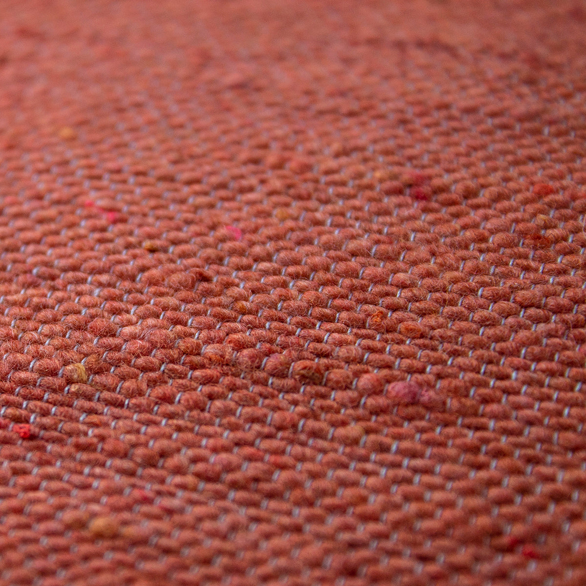 coperta arancione in cotone