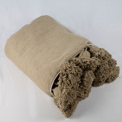 copriletto matrimoniale con pom pom