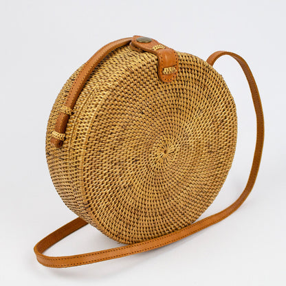 Borsa a tracolla in rattan