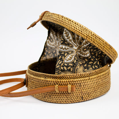 Borsa Bali aperta rivestimento batik