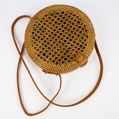 Borsa rattan tonda
