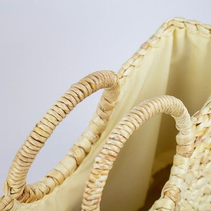 Borsa estiva paglia intrecciata