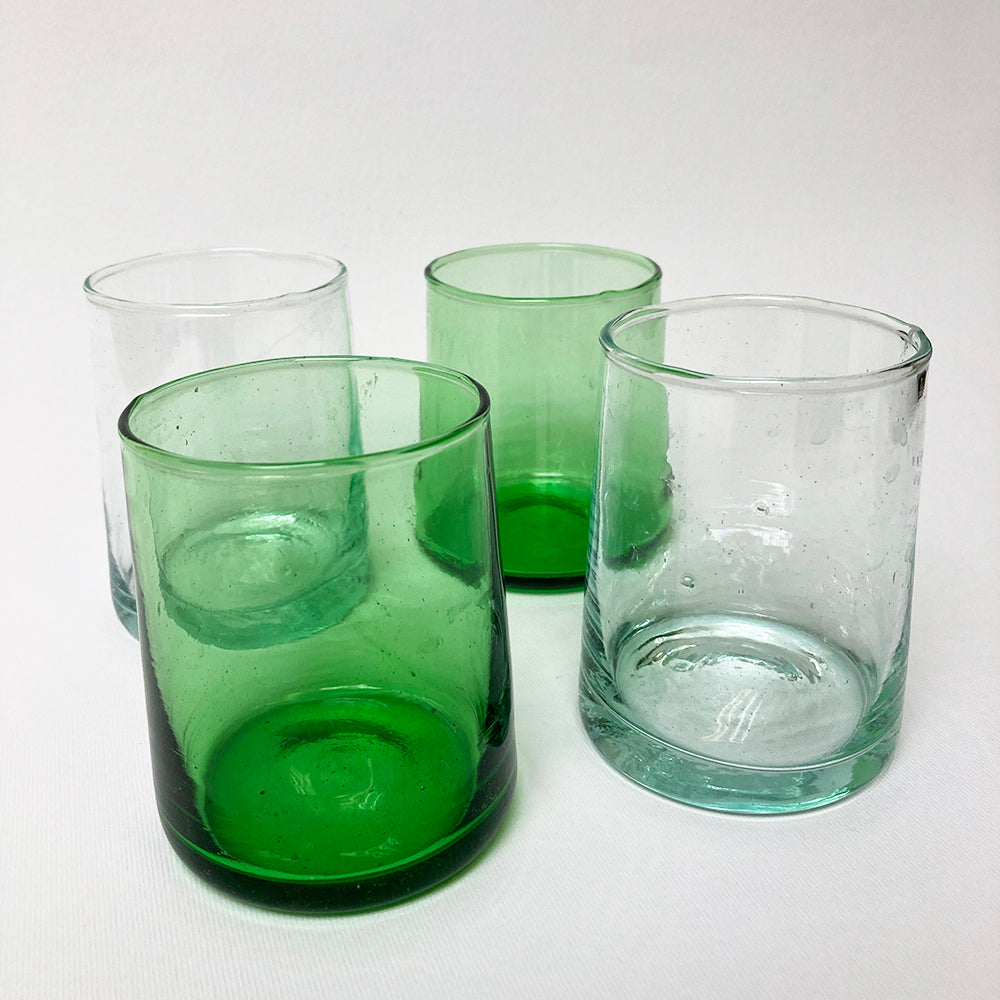 bicchieri grandi vetro soffiato