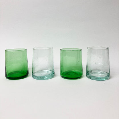 set bicchieri colorati