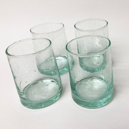 set bicchieri vetro