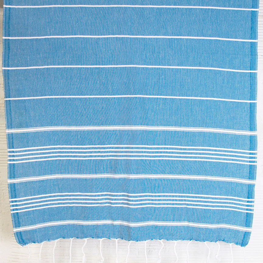 asciugamano azzurro