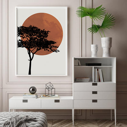 quadri moderni colori caldi