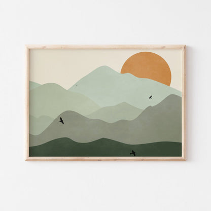 Poster orizzontale stile minimal