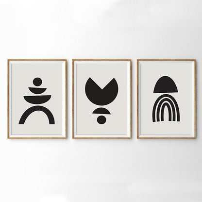 trittico quadri moderni