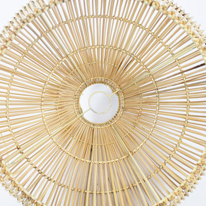 lampada sospensione rattan