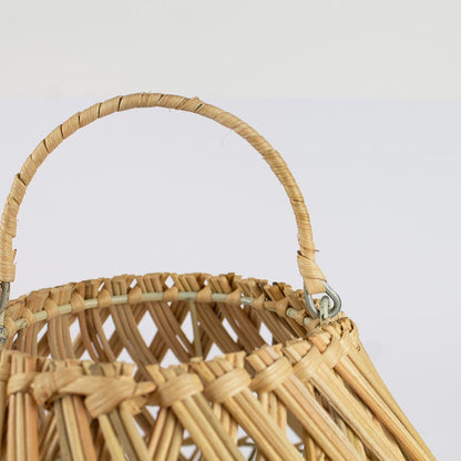 lampada sospensione rattan