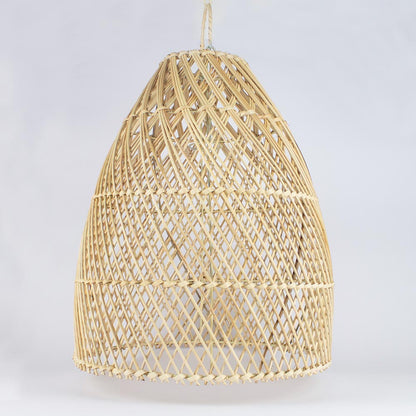 lampada sospensione rattan