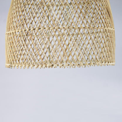 lampada sospensione rattan