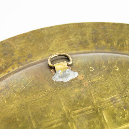 piatto ottone da parete