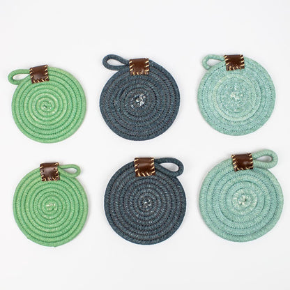 set di sottobicchieri colorati