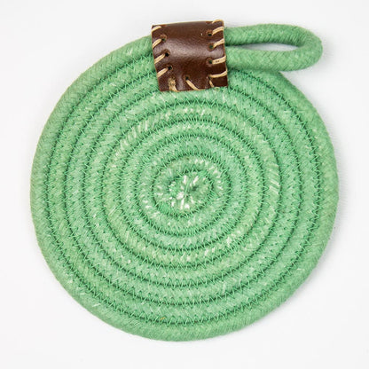 sottobicchiere verde acqua