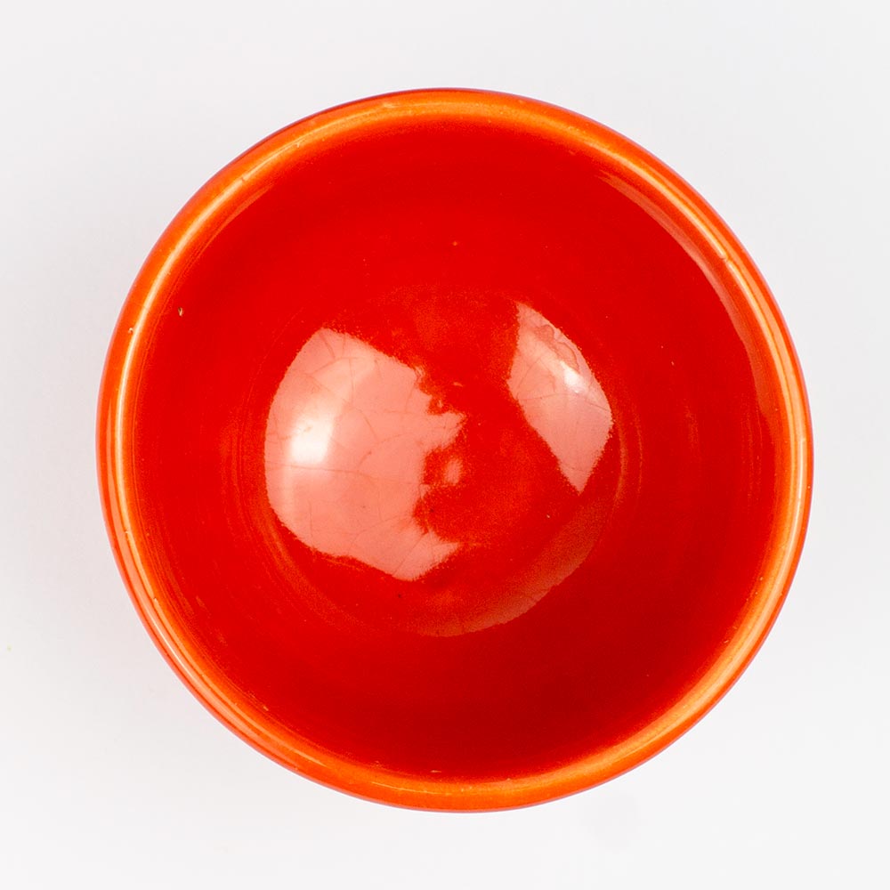 ciotola ceramica arancione