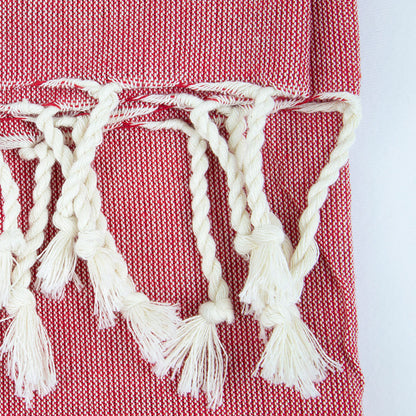 asciugamano con frange