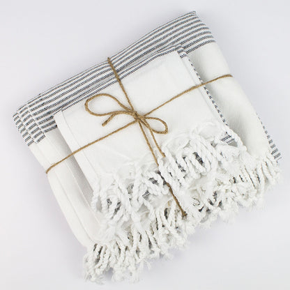 set asciugamani ospiti