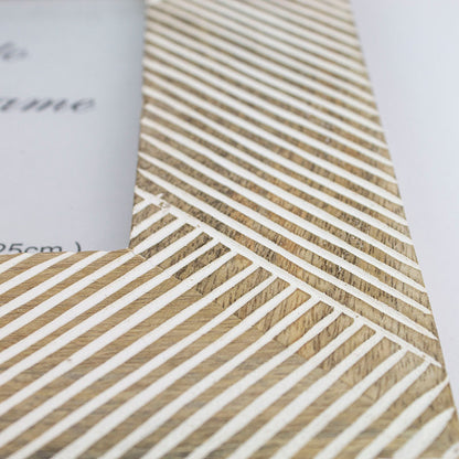 cornice per foto in legno