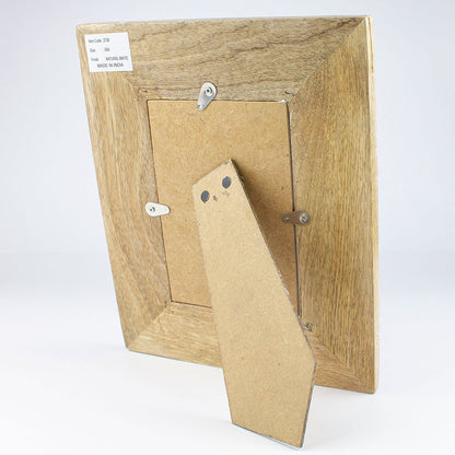 portafoto in legno shabby