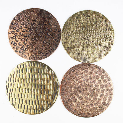 sottobicchieri metallo